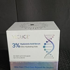 Yecuce Hyaluronic Acid Serum - Ultra-Hydrating Vials, 30 Count